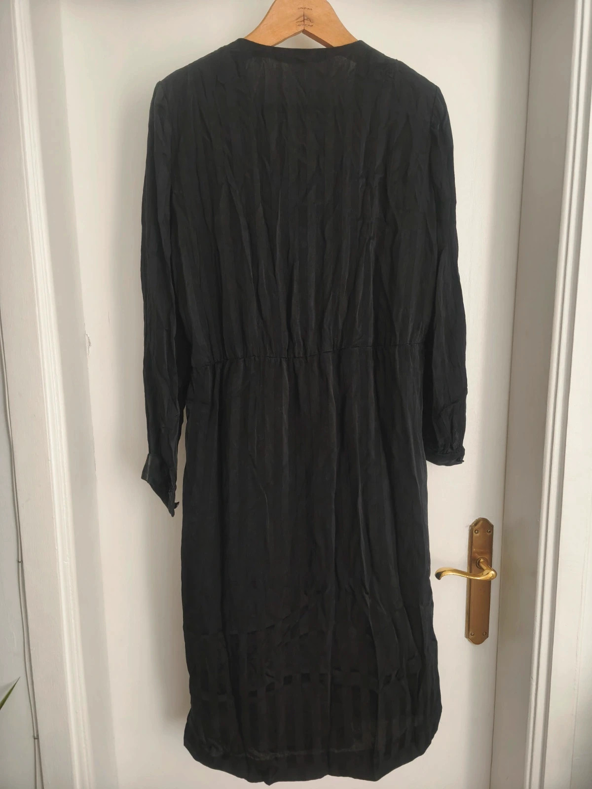 🖤 Vestido Midi - Negro con Monograma Sutil (Vintage / Elegante) – Valentino – taille Taille unique 3