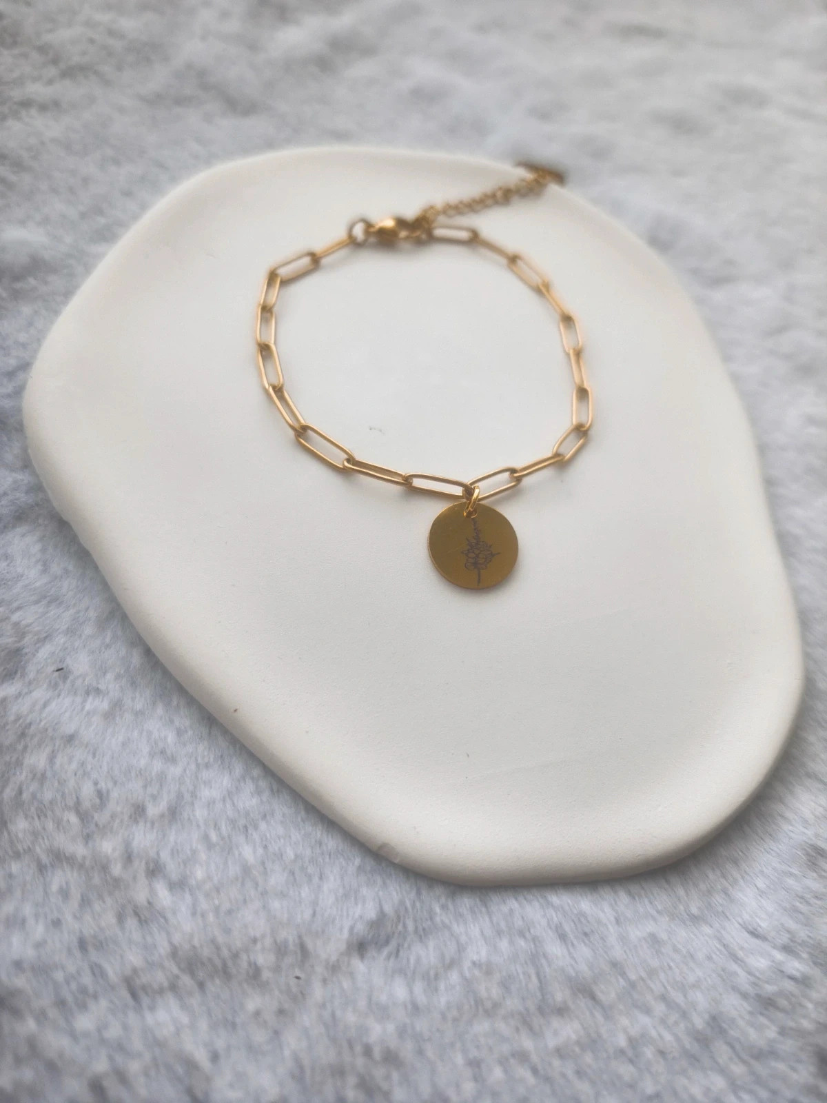 Pulsera Flor de Agosto 🌿 3