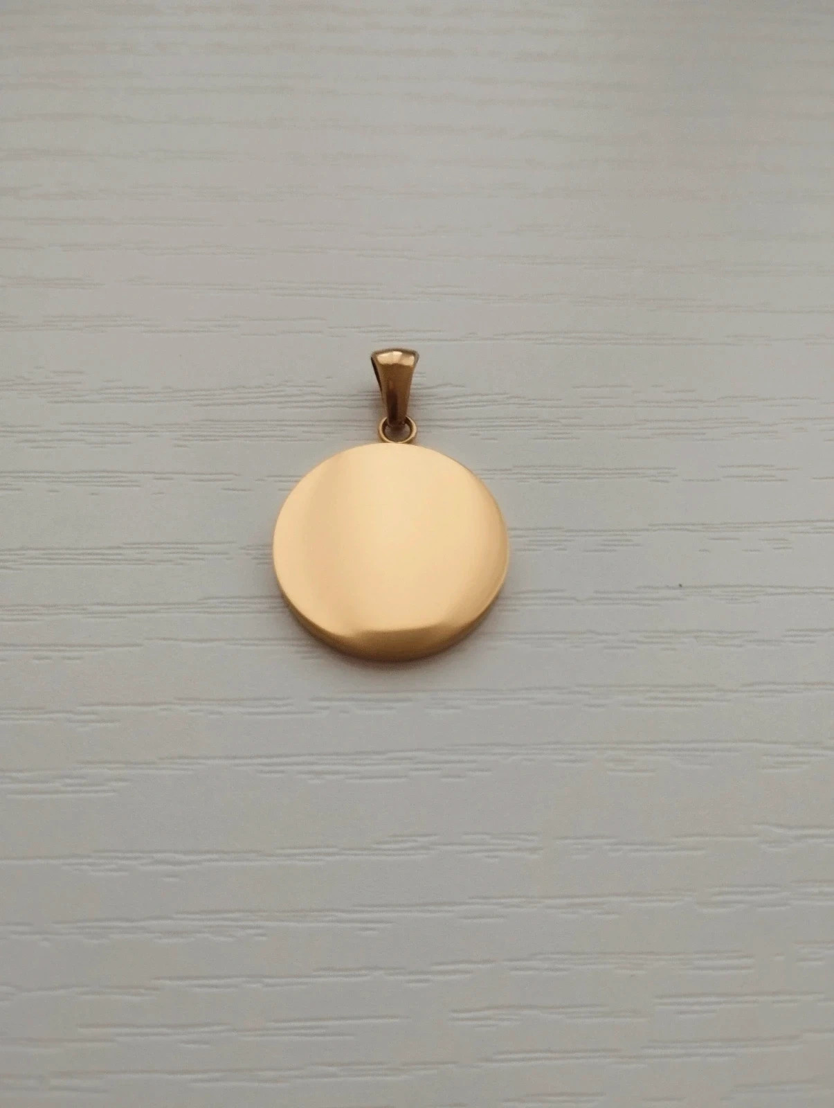 Dije-colgante dorado, acero inoxidable 3