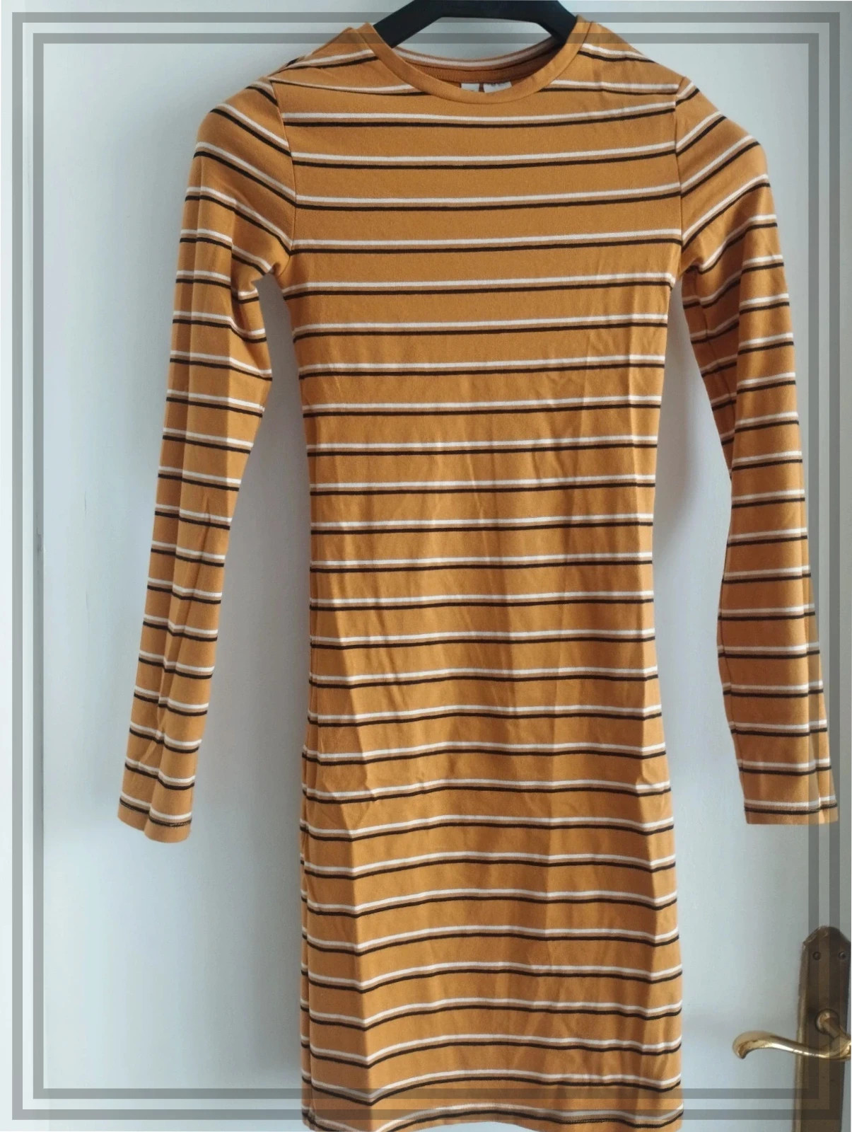 🍂 Vestido Ajustado de Rayas H&M Divided (Talla 32 / XXs) – H&M – taille XXS / 32 / 4 5