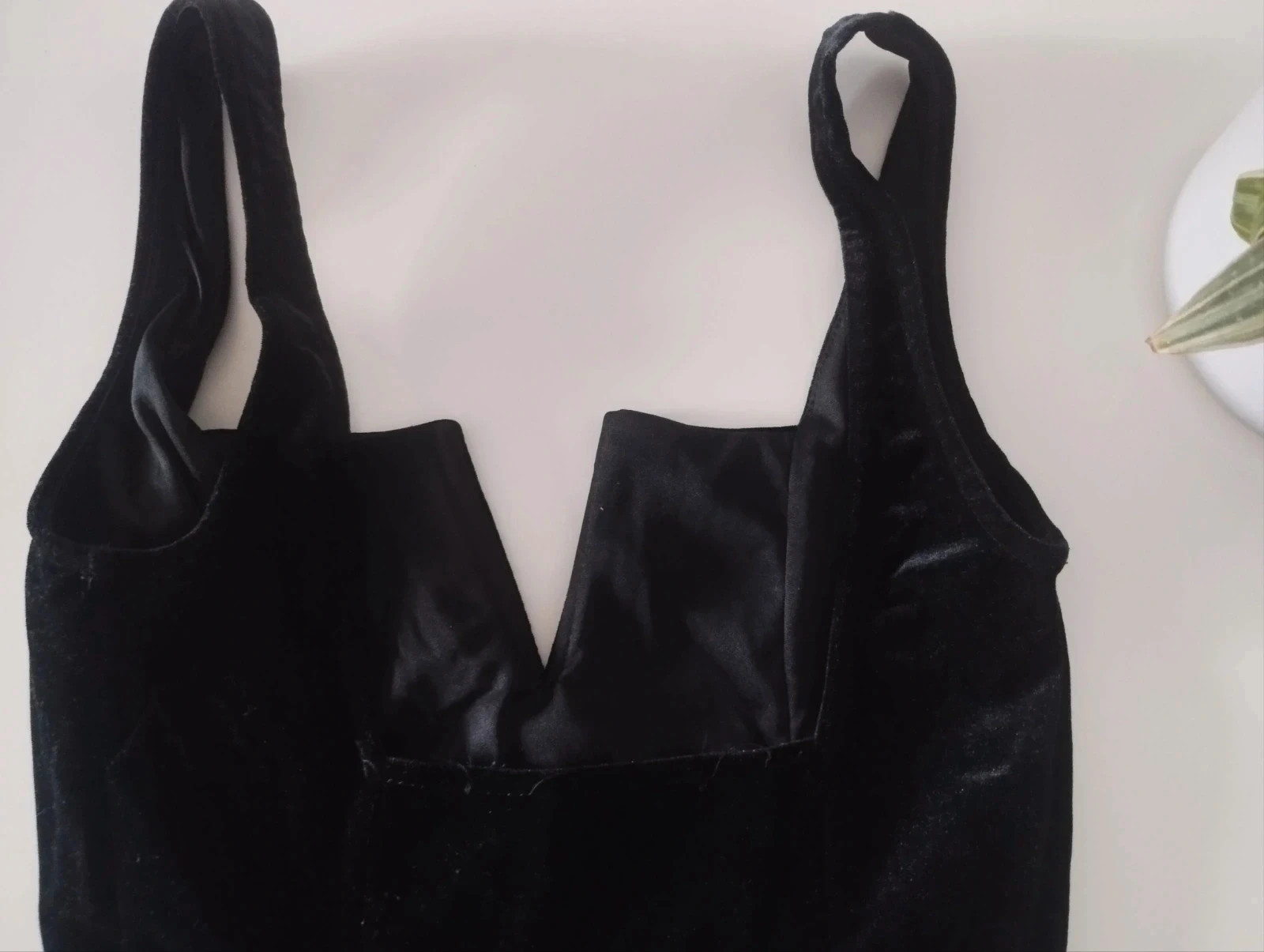 Body terciopelo negro, Bershka. Talla XS – Bershka – taille XS / 34 / 6 3