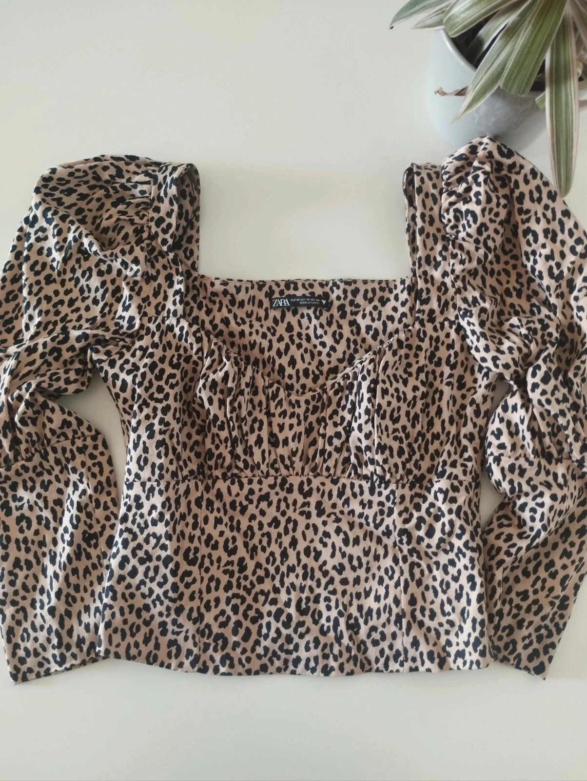 🐆 Top Zara Animal Print Leopardo - Talla XS – Zara – taille XS / 34 / 6 3