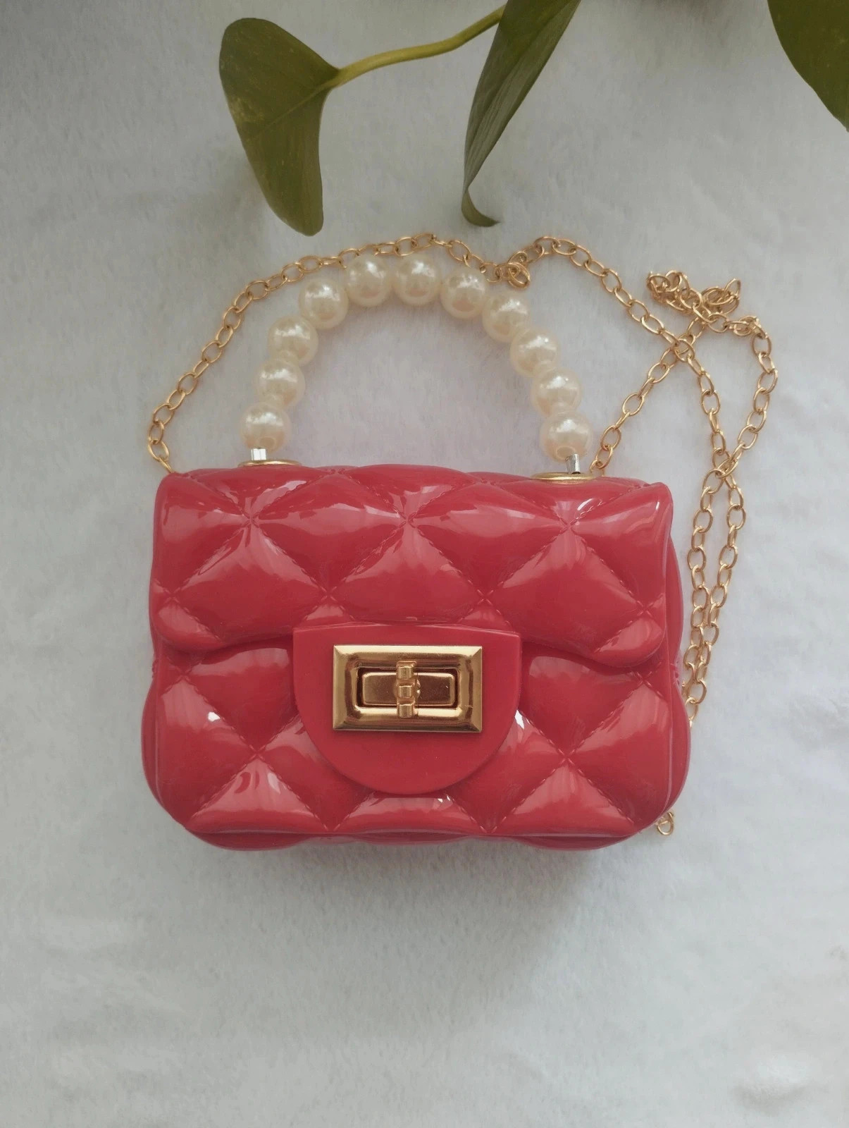 Bolso mini rojo. PVC. Bolso 👜 2