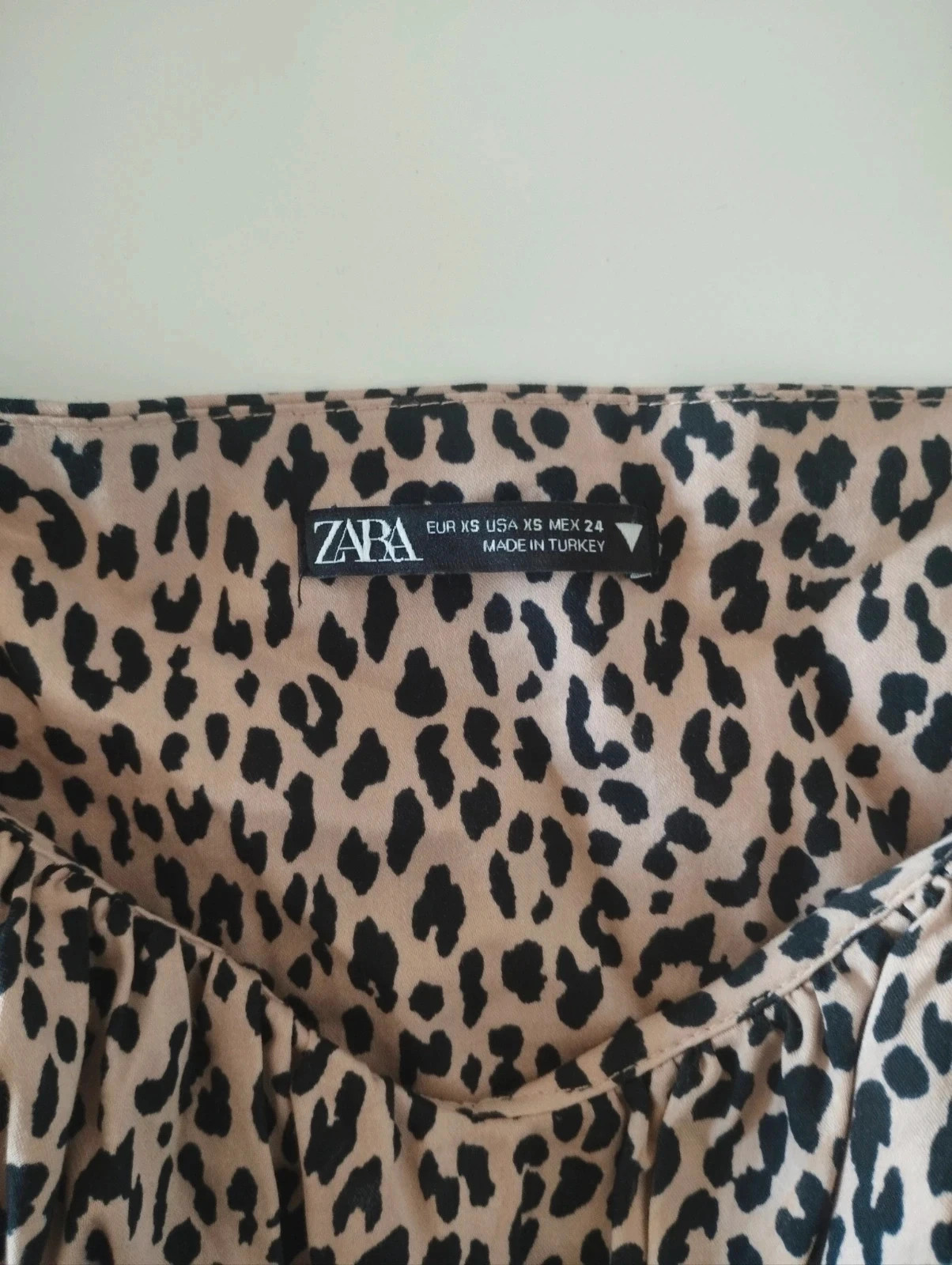 🐆 Top Zara Animal Print Leopardo - Talla XS – Zara – taille XS / 34 / 6 4