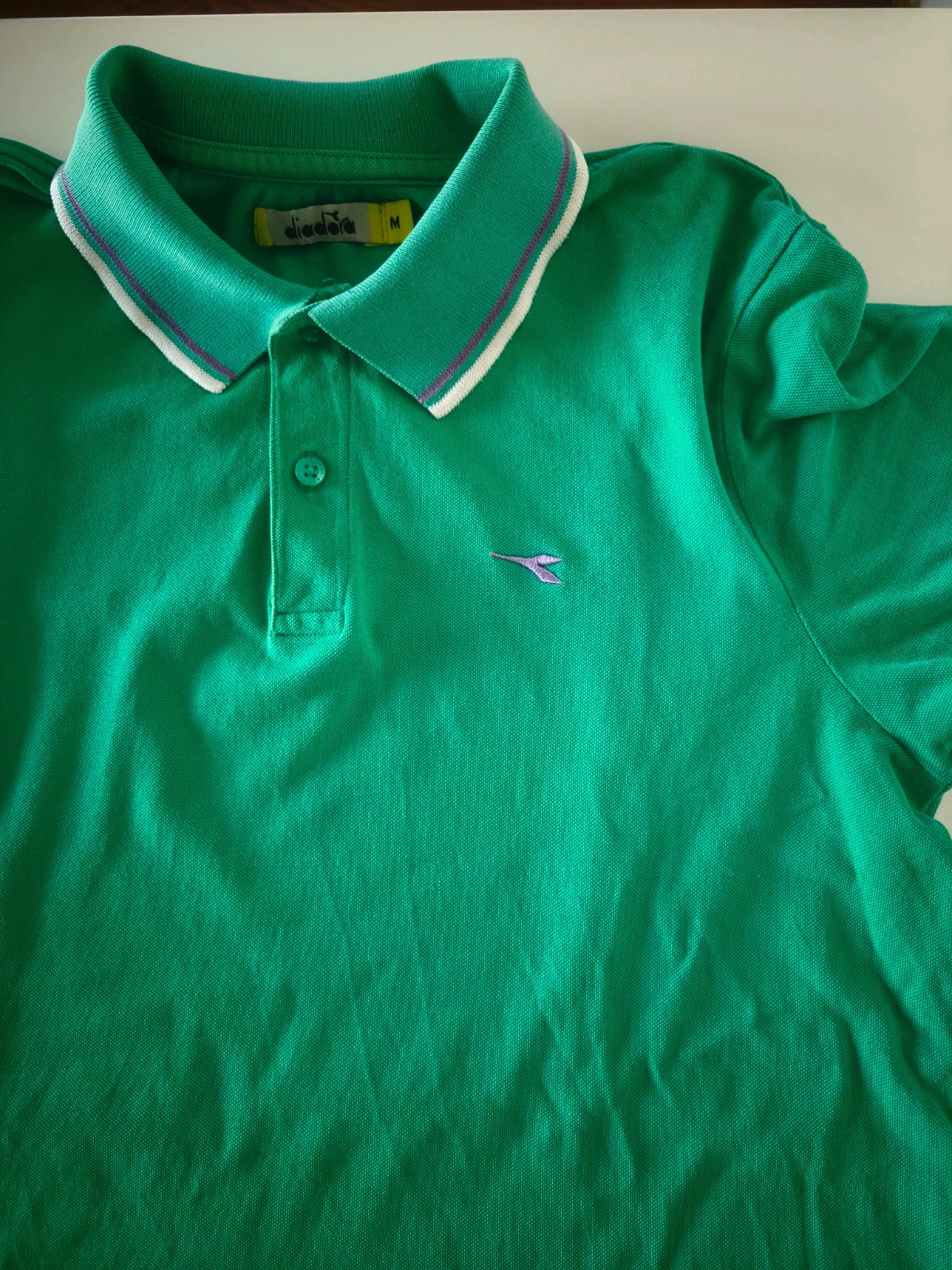🎾 Polo Diadora Verde Esmeralda (Talla M) – Diadora – taille M 3