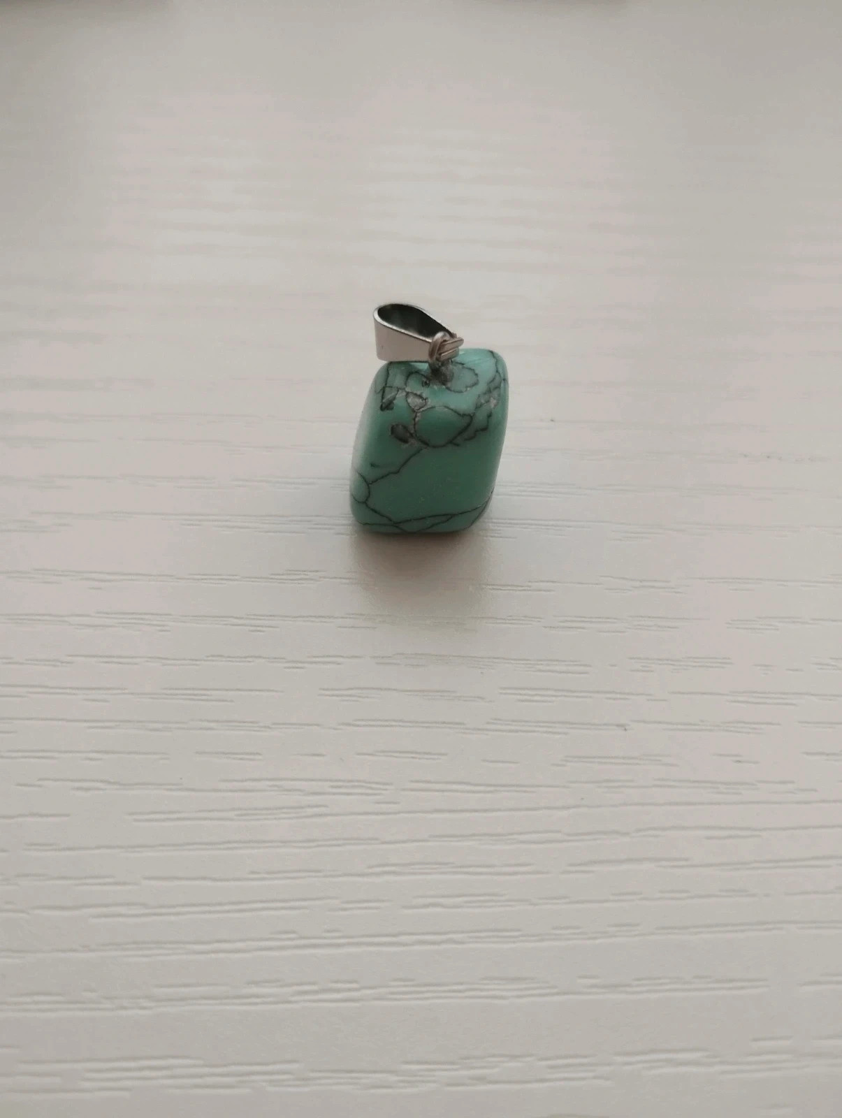 Colgante, dije piedra azul turquesa 2