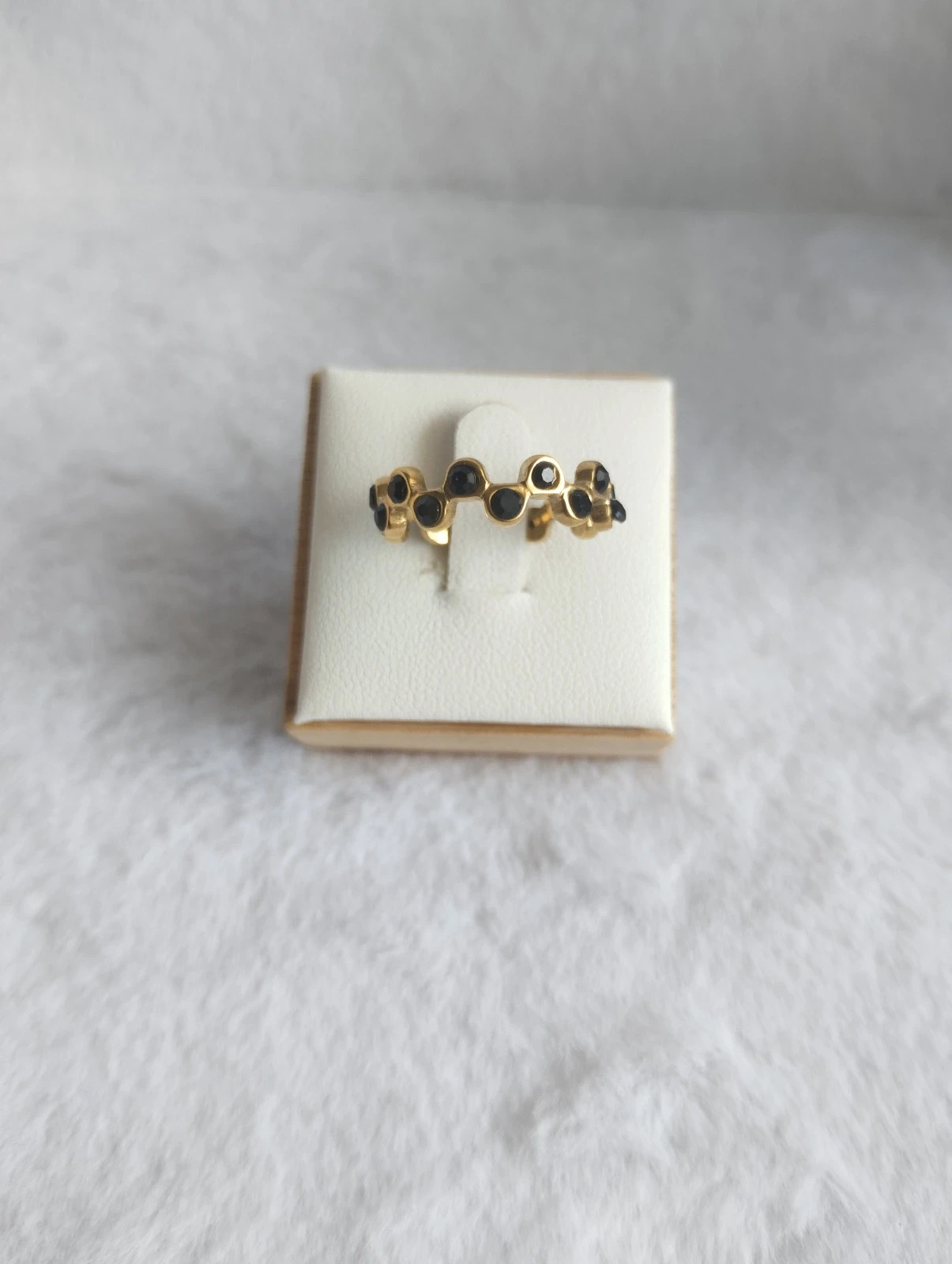 Anillo brillo negro – taille 18,1 mm 2