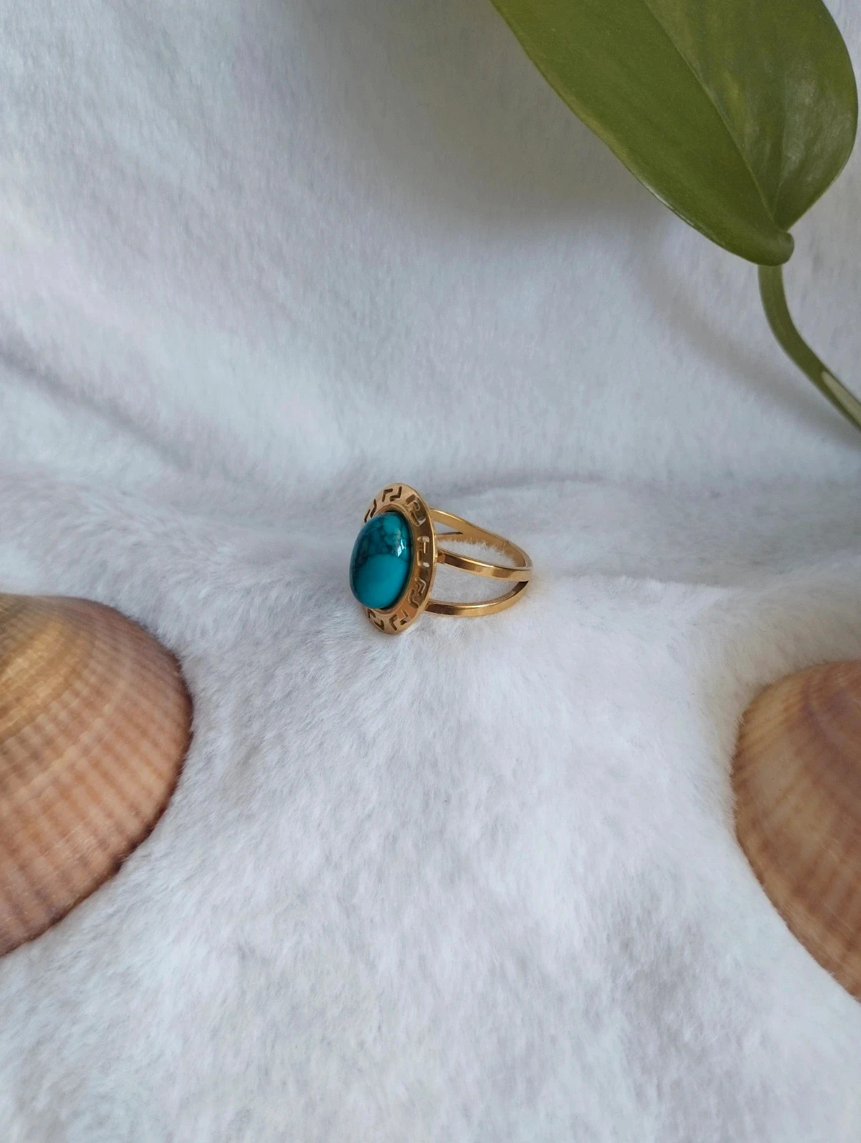 Anillo turquesa  – Sin marca – taille Taille unique 2