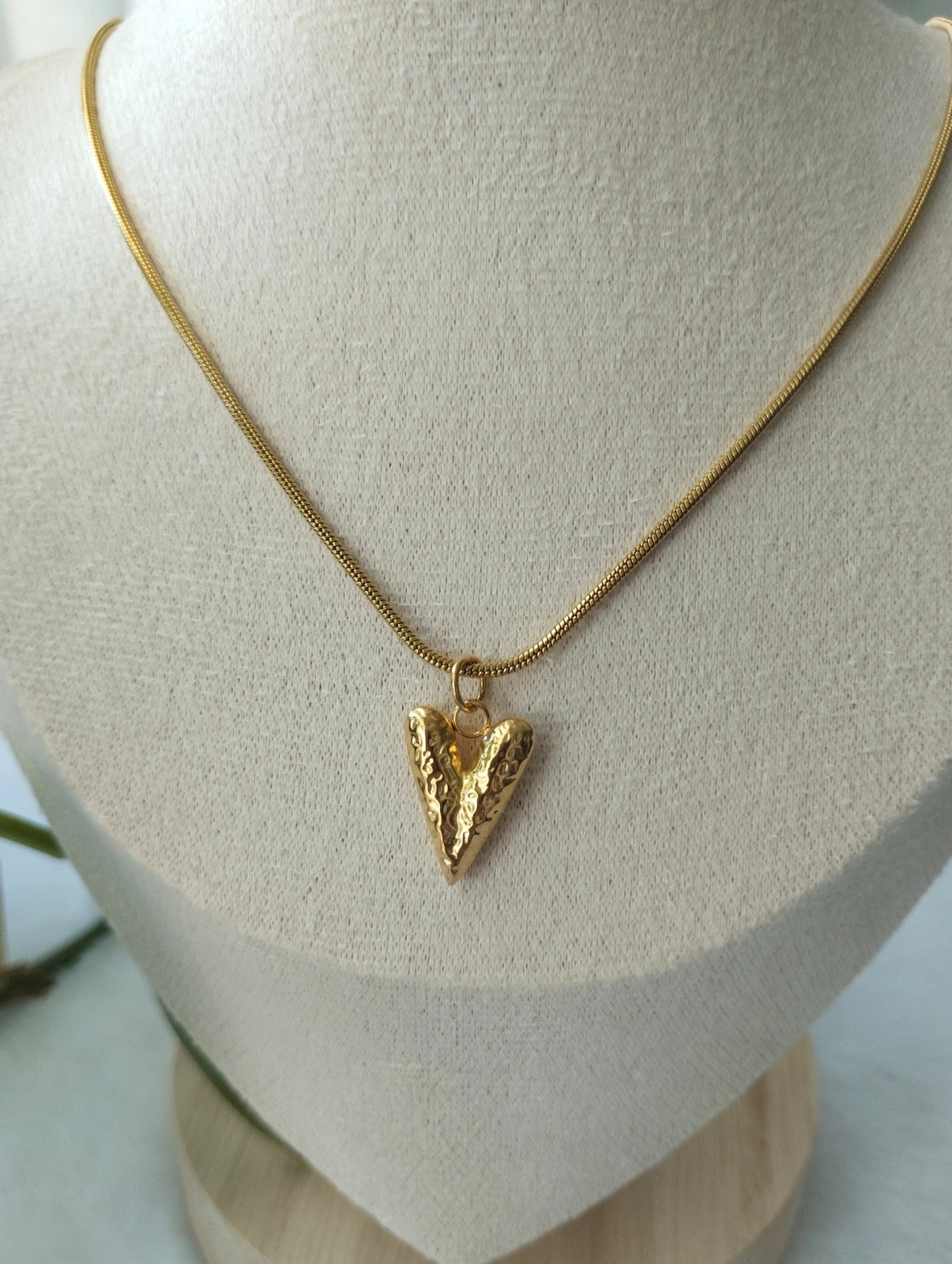 Collar corazón dorado – Sin marca – taille Taille unique 5