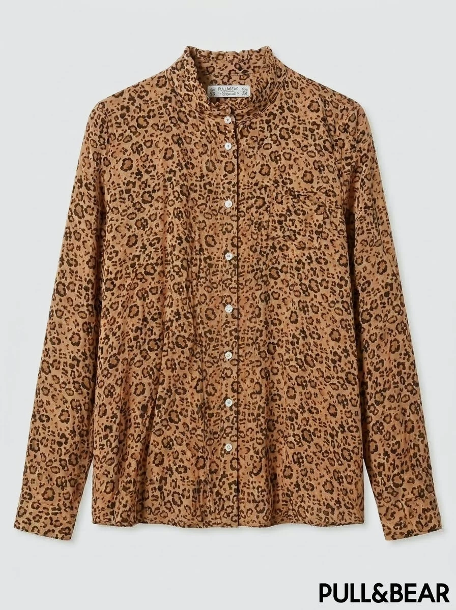 Camisa Leopardo pull &bear