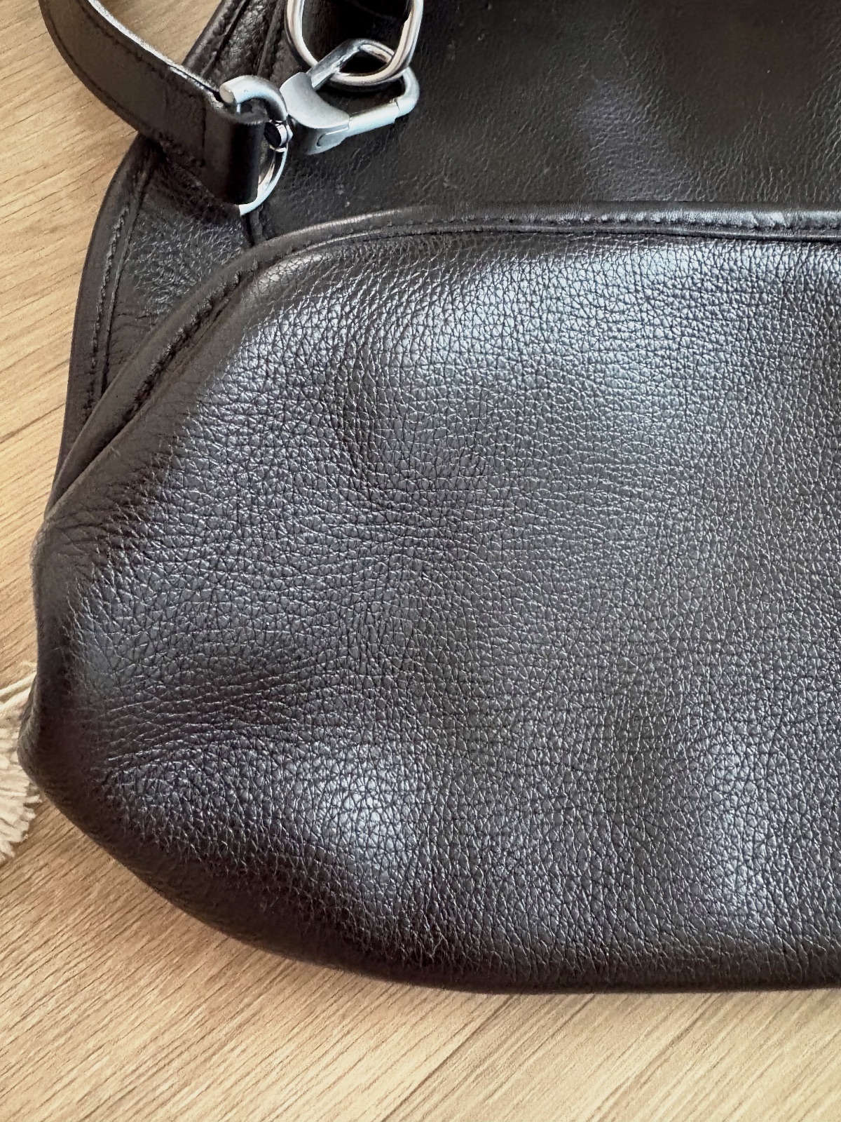 Sac porté épaule Longchamp en cuir noir – Longchamp – taille Taille unique 9