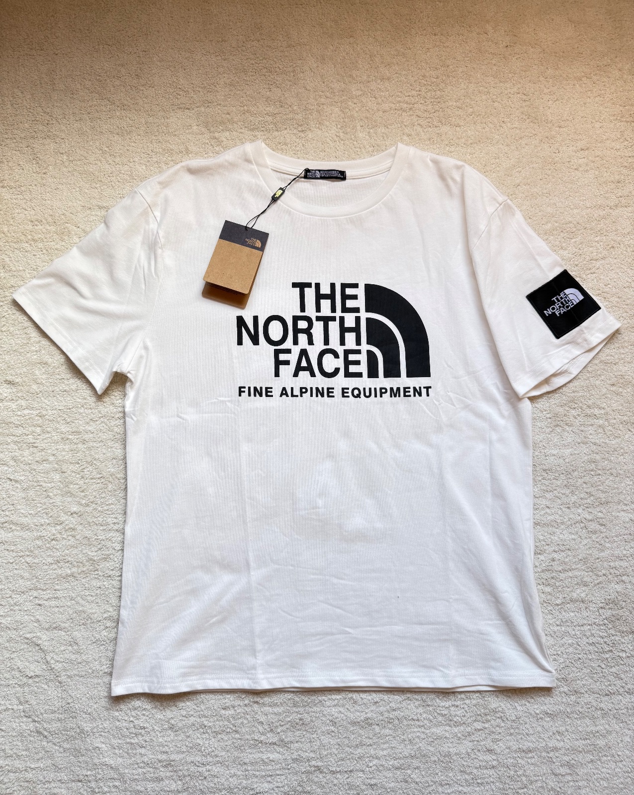 T-shirt The North Face blanc avec logo