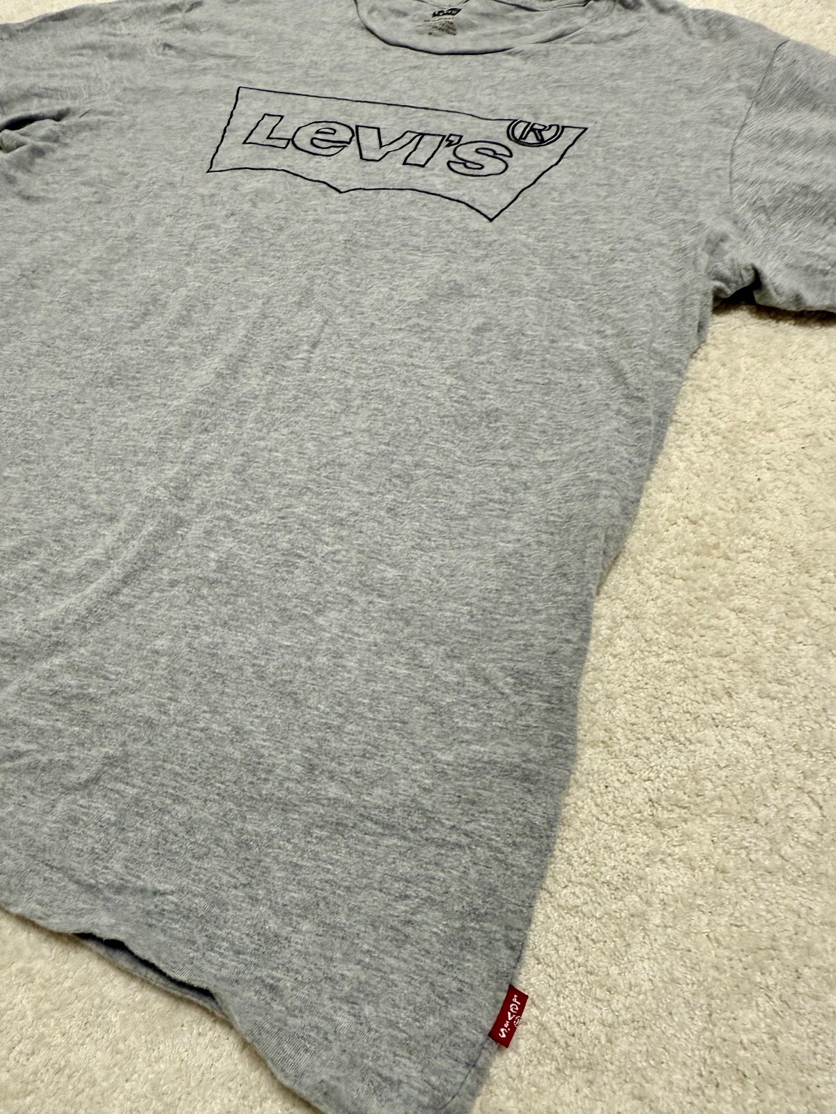 T-shirt gris Levi's avec logo imprimé 3