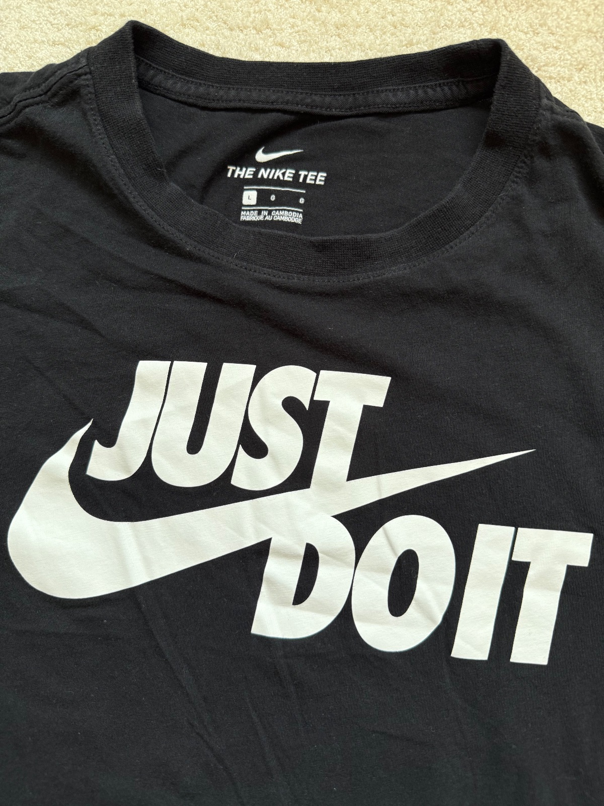T-shirt Nike noir Just Do It 2