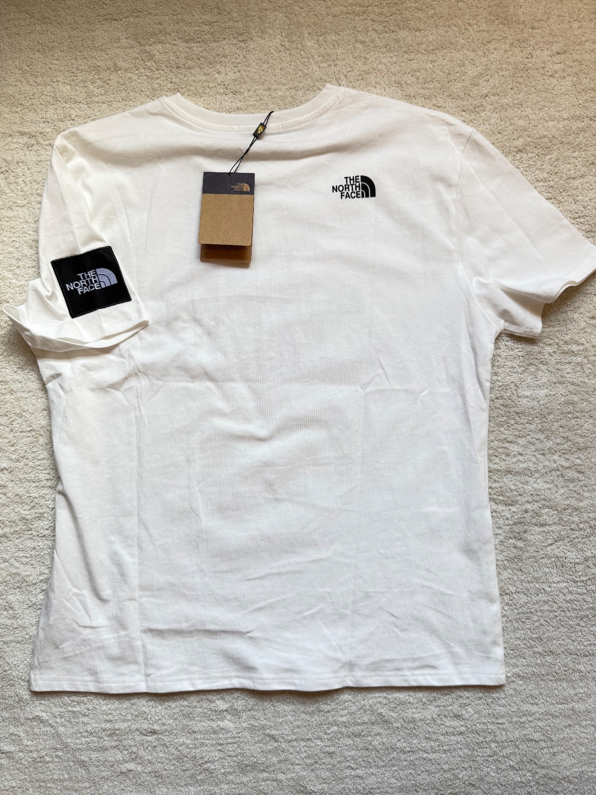 T-shirt The North Face blanc avec logo 3