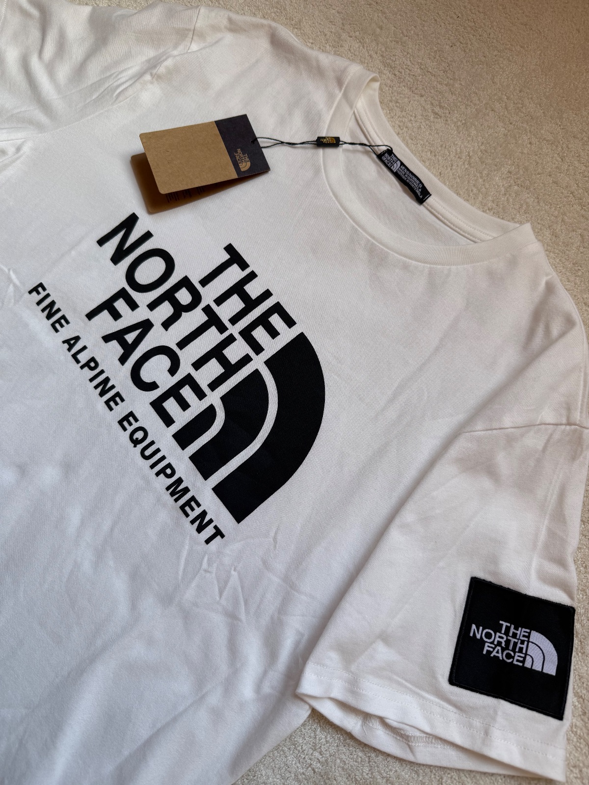 T-shirt The North Face blanc avec logo 2