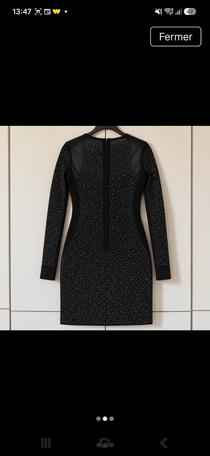 Robe noire et brillante – Bella barnet – taille S 3
