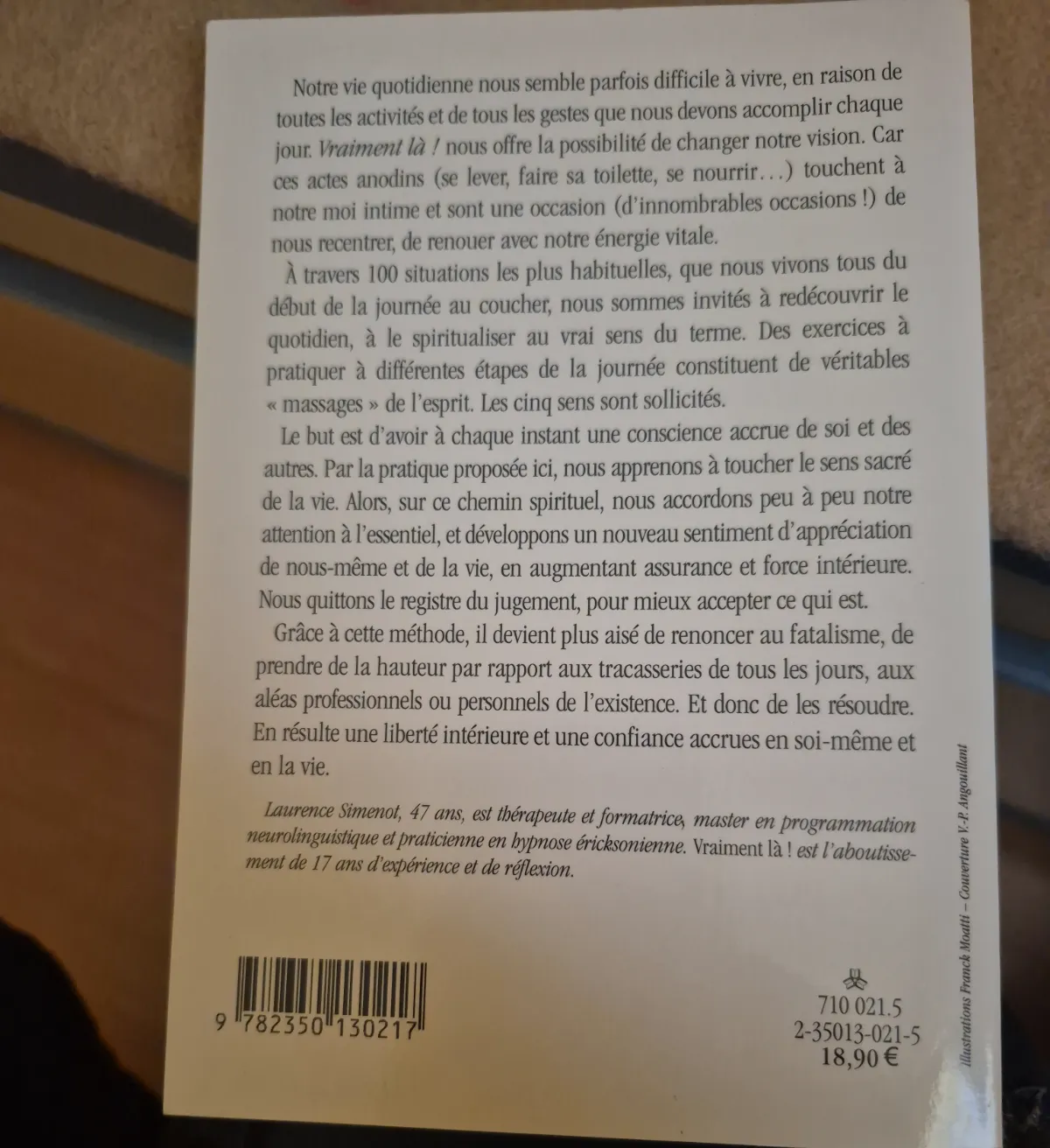 Livre Vraiment là ! par Laurence Simenot – Jean-Claude Gawsewitch Éditeur 2