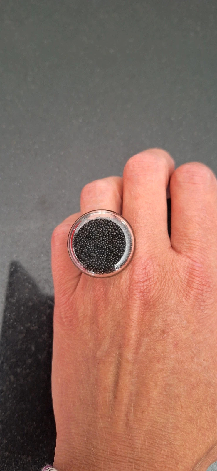 Bague noire pylones – Pylones – taille Ajustable 3
