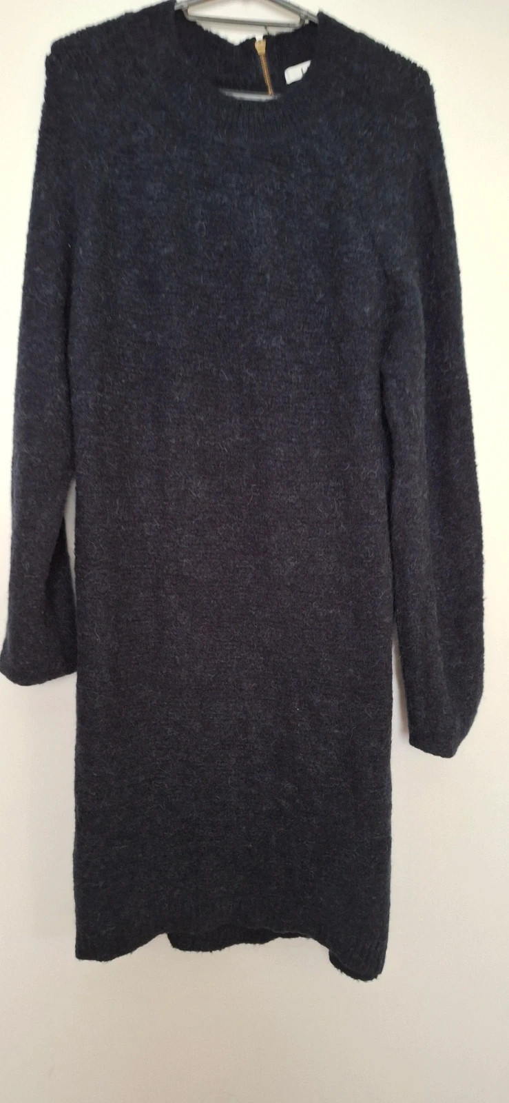 Robe pull bleu foncé