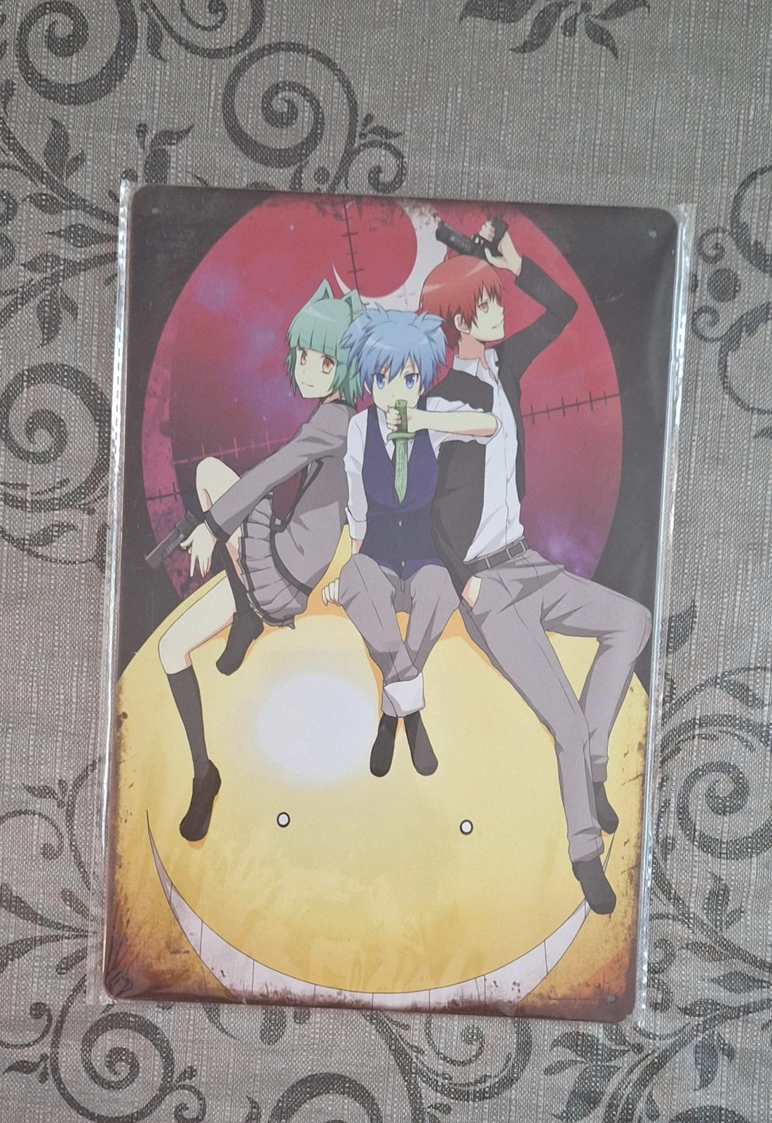 Plaque métal décorative assassination classroom
