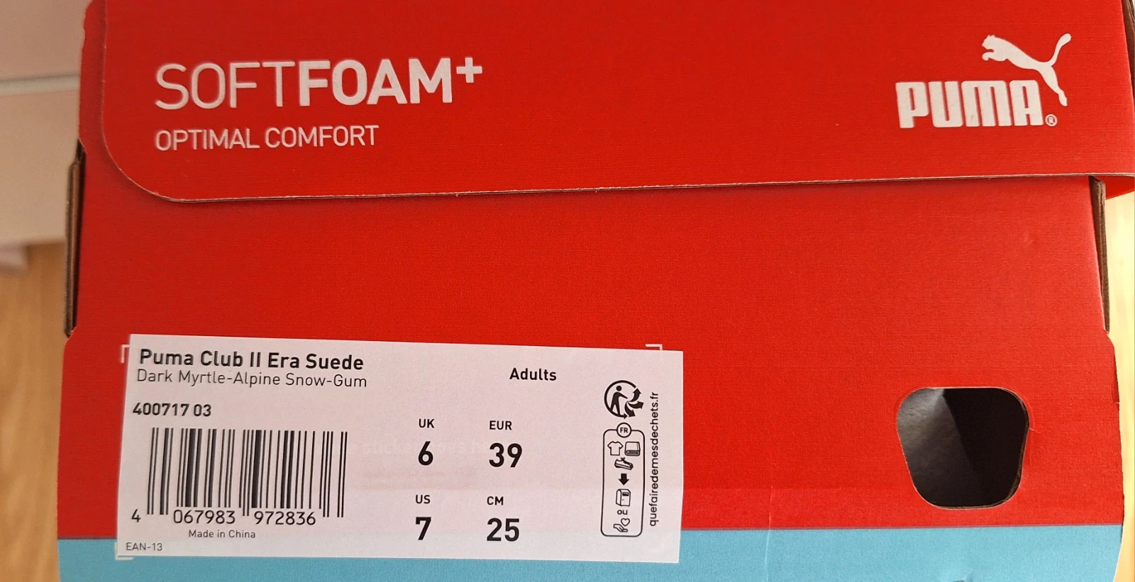 Basket puma club ll era suède – Puma – taille 39 3