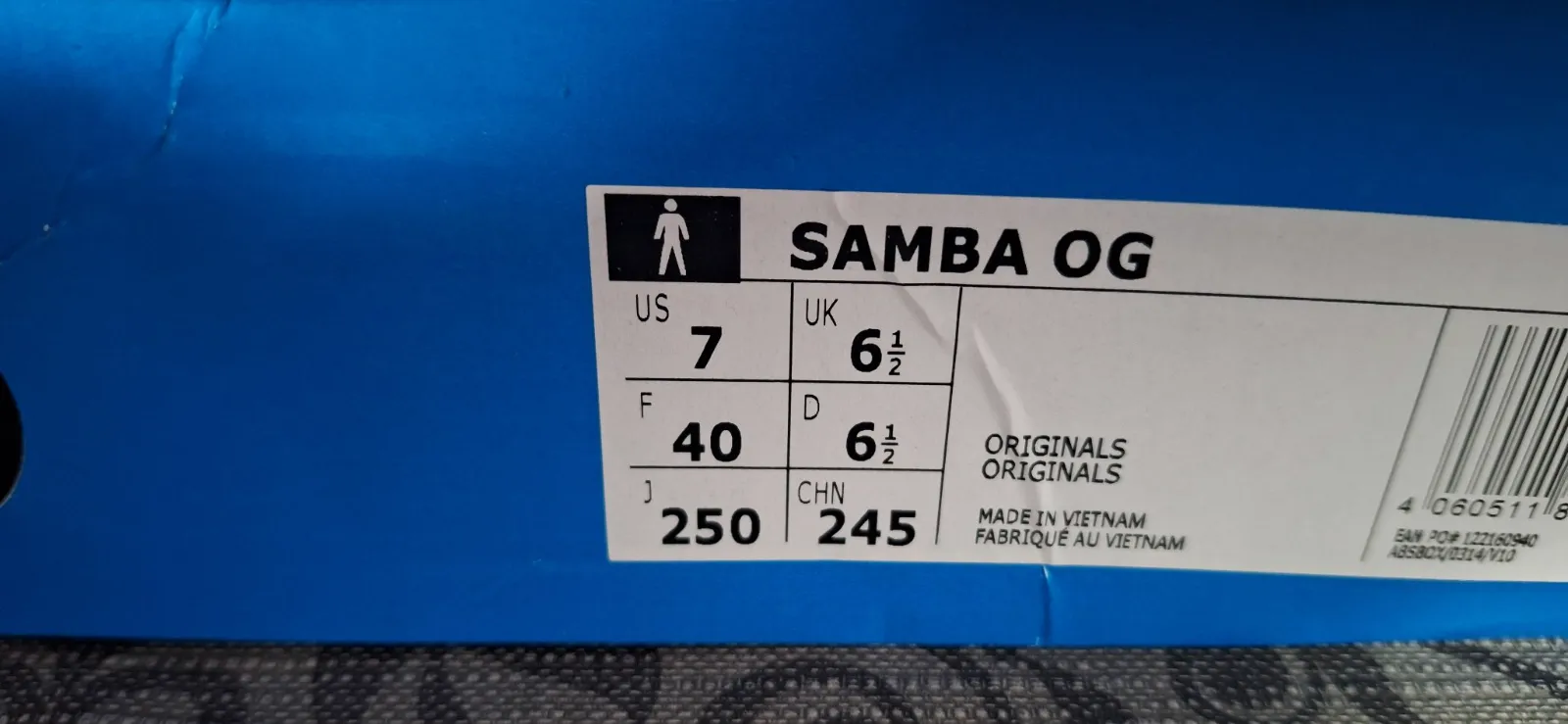 Samba or pailleté – Adidas – taille EU 40 5
