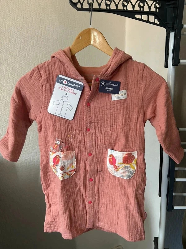 Robe de chambre petit beguin 36 mois/98 cm