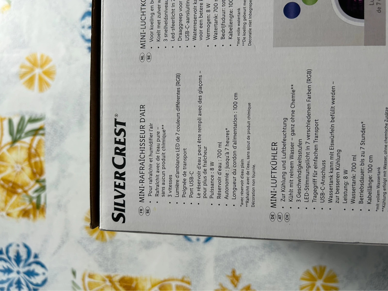 Rafraichisseur d’air – Silvercrest 5