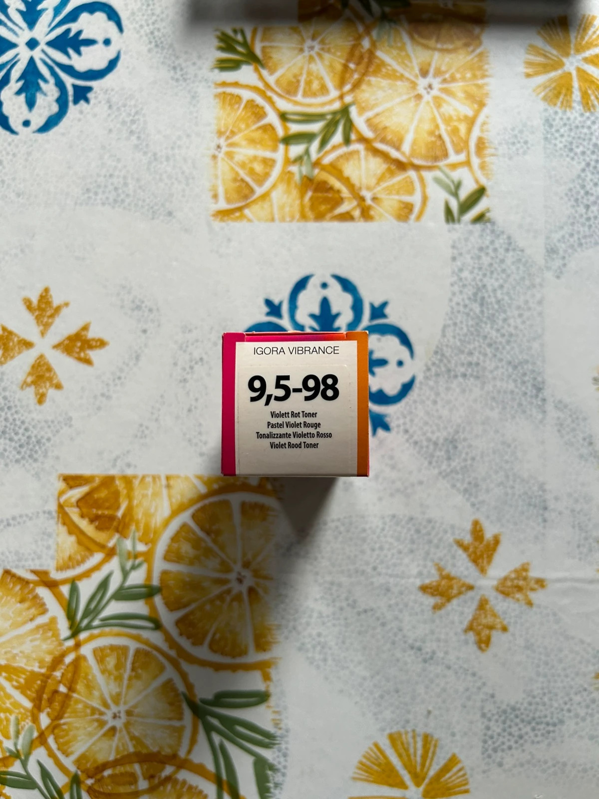 Coloration Igora vibrance schwarzkopf 9,5-98