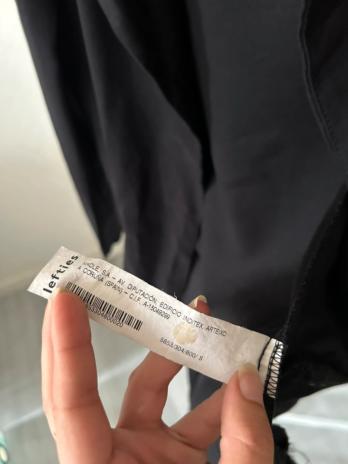 Blazer noir léger lefties – Lefties – taille S / 36 / 8 2