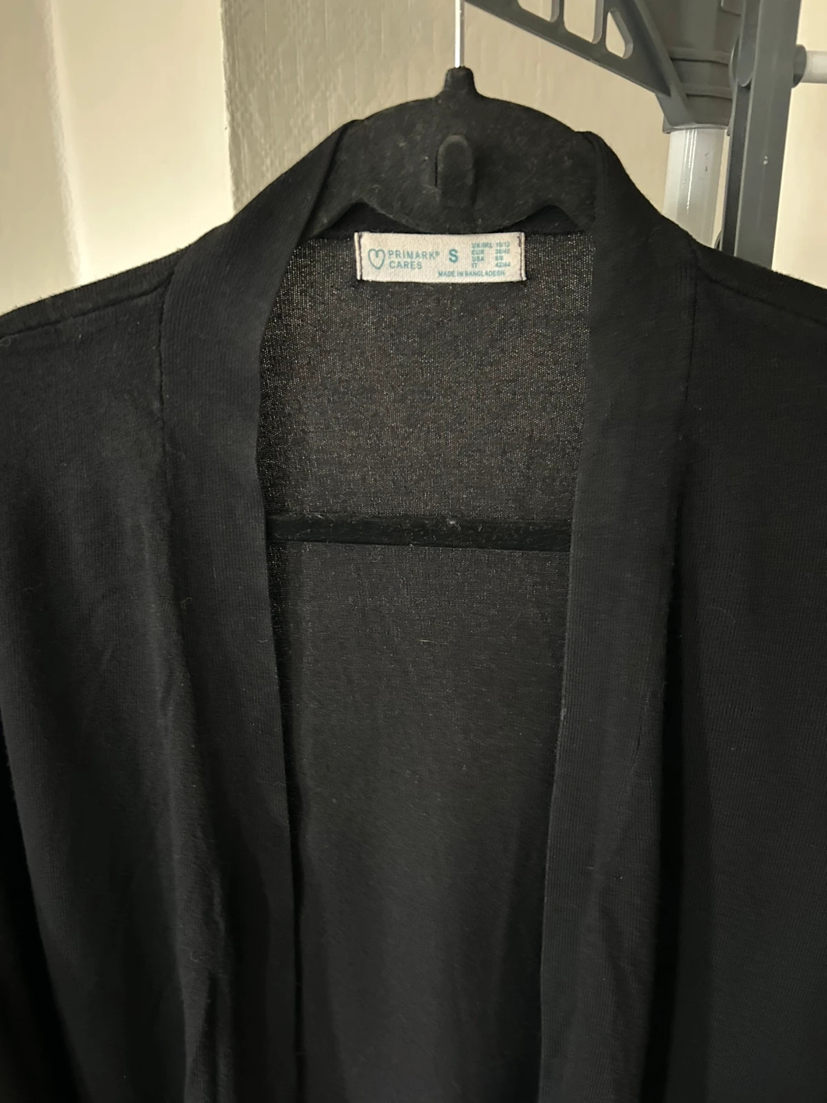 Gilet long noir Primark – Primark – taille S / 36 / 8 2