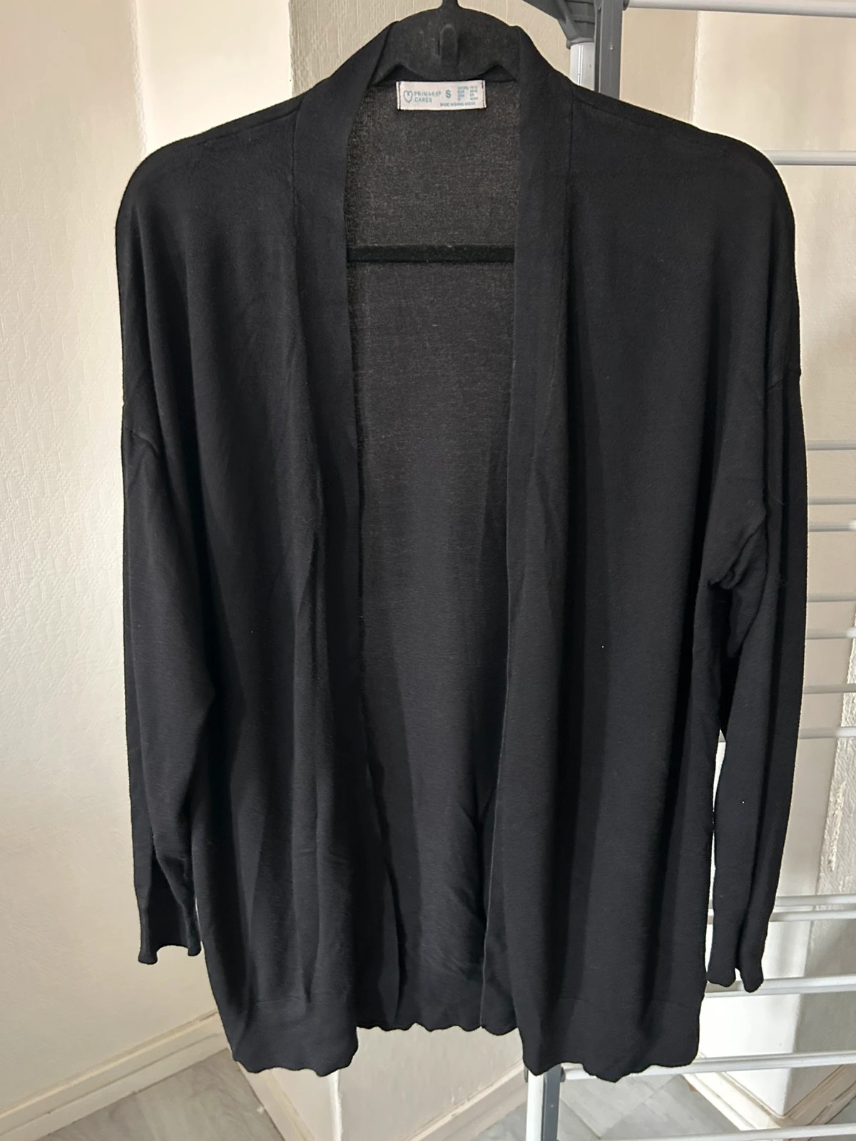 Gilet long noir Primark