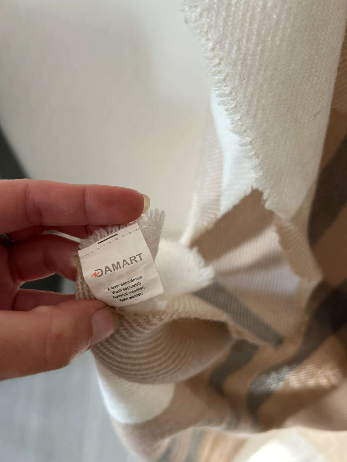 Écharpe beige Damart – Damart 2