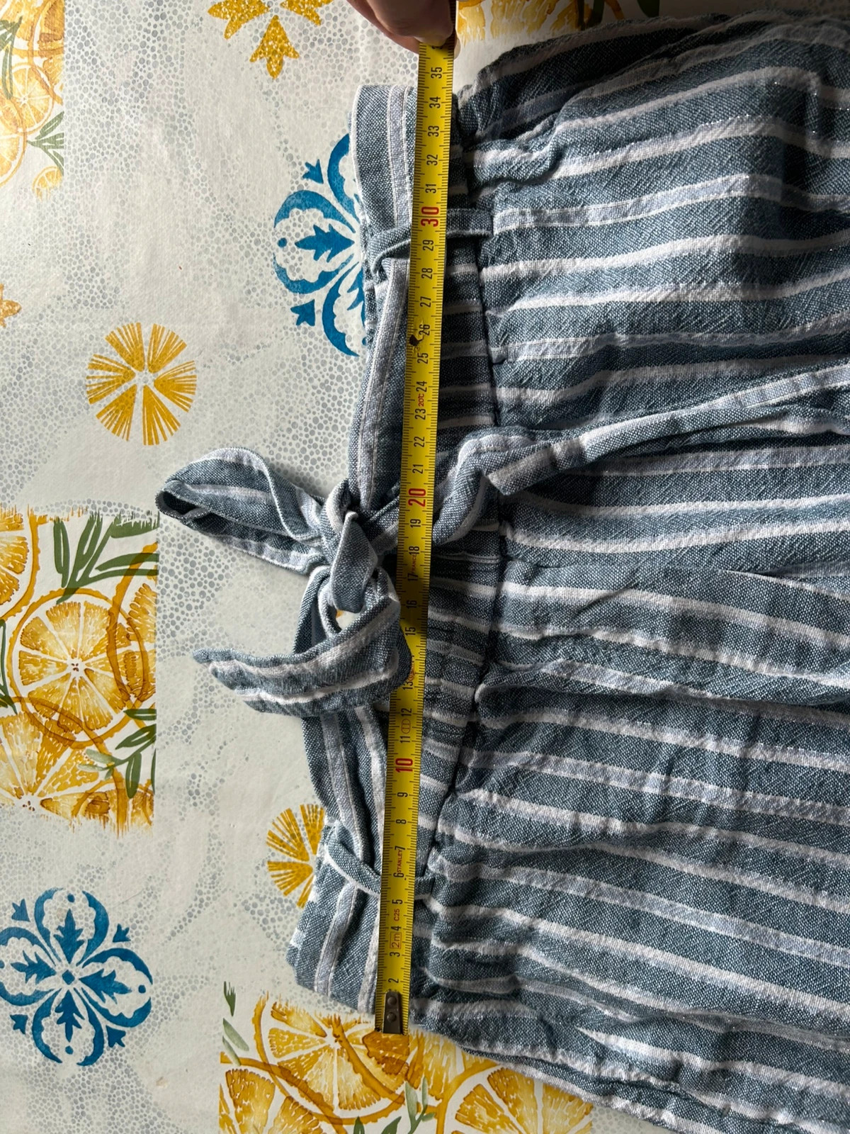 Pantacourt Bleu clair – Inconnu – taille M / 38 / 10 5