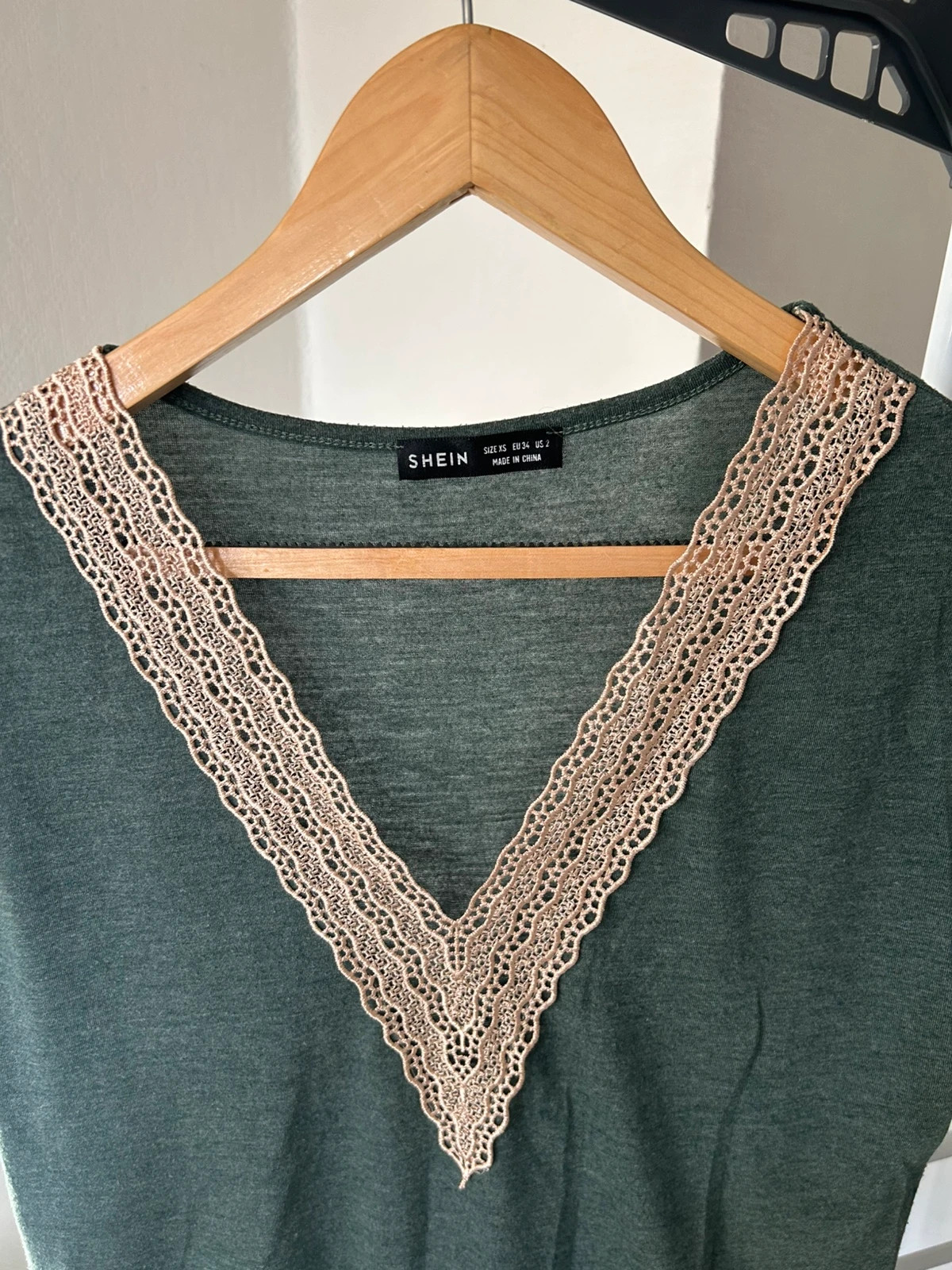 T-shirt vert – Shein – taille XS / 34 / 6 2