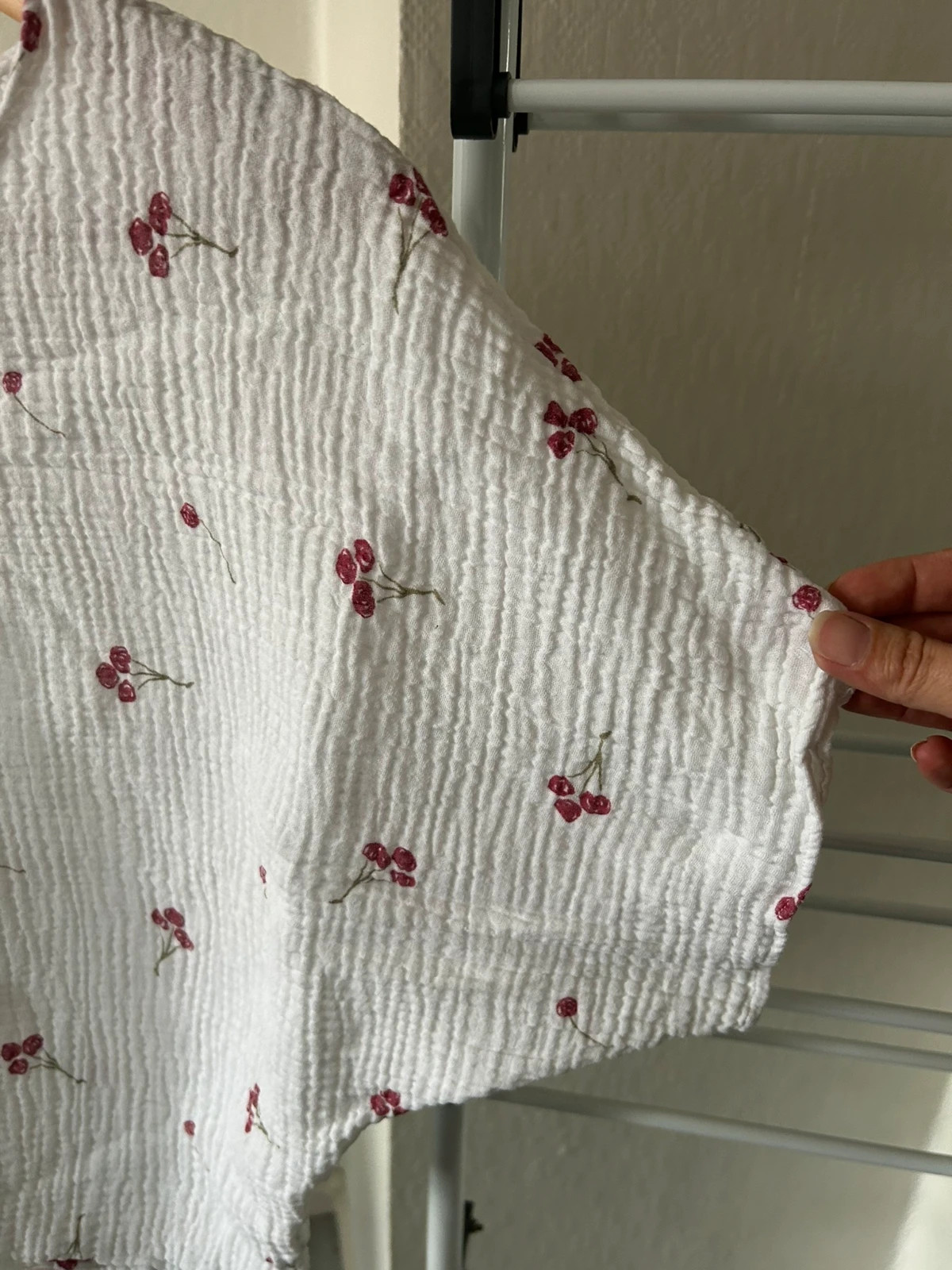 Haut en gaze de coton – Fait Main – taille XS / 34 / 6 3