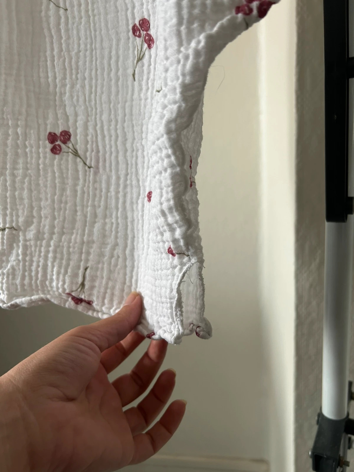 Haut en gaze de coton – Fait Main – taille XS / 34 / 6 4
