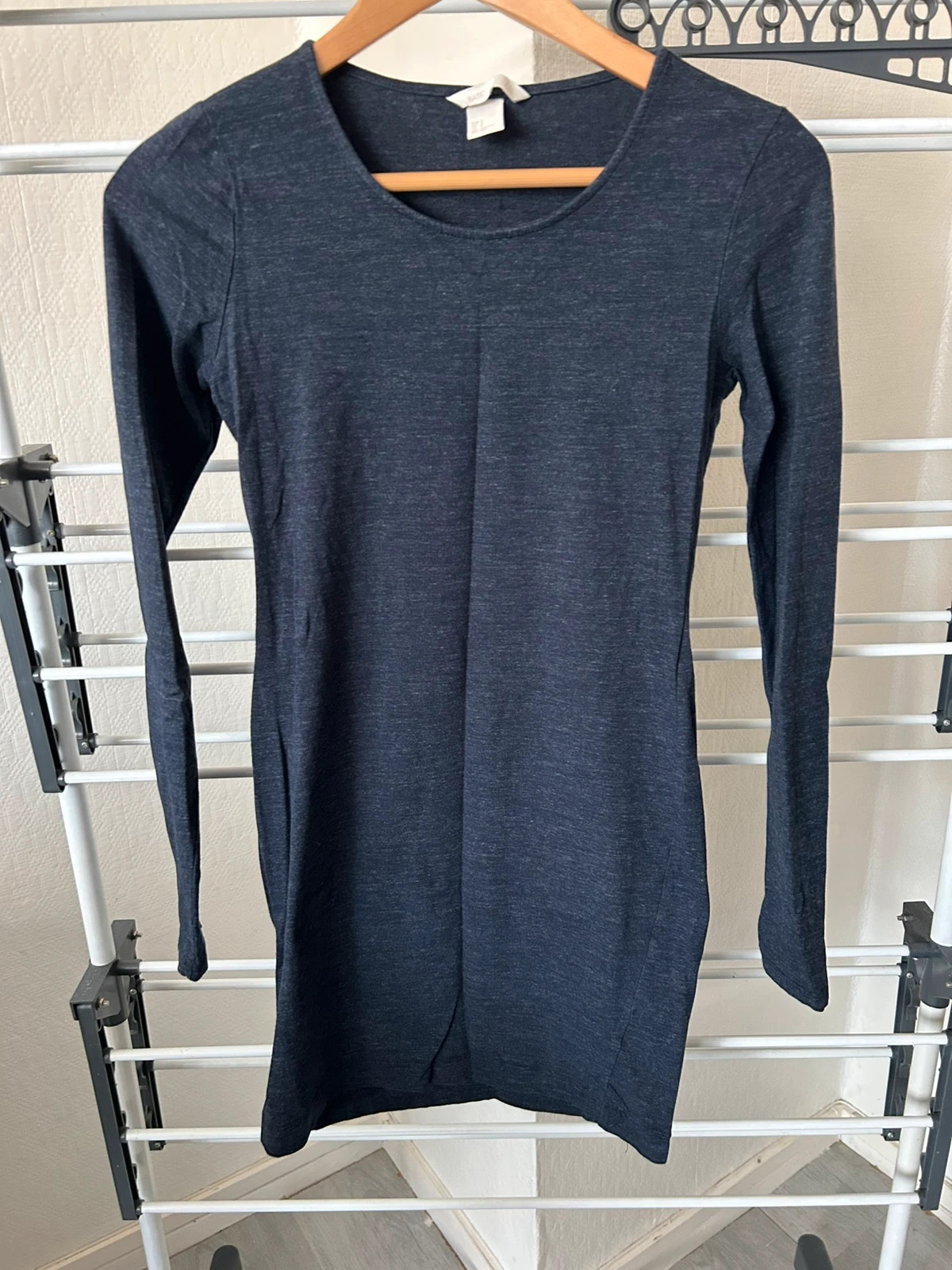 Robe bleu chiné