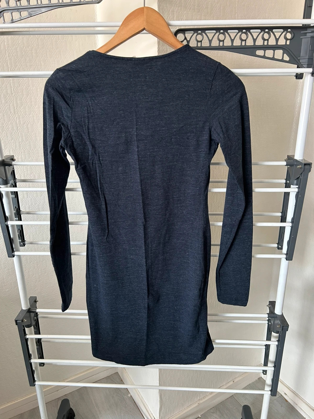 Robe bleu chiné – H&M – taille XS / 34 / 6 4