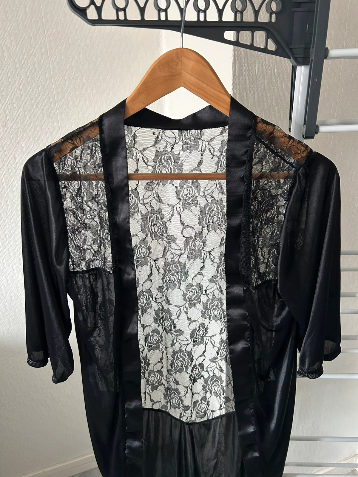 Déshabillé noir – Inconnu – taille S / 36 / 8 2