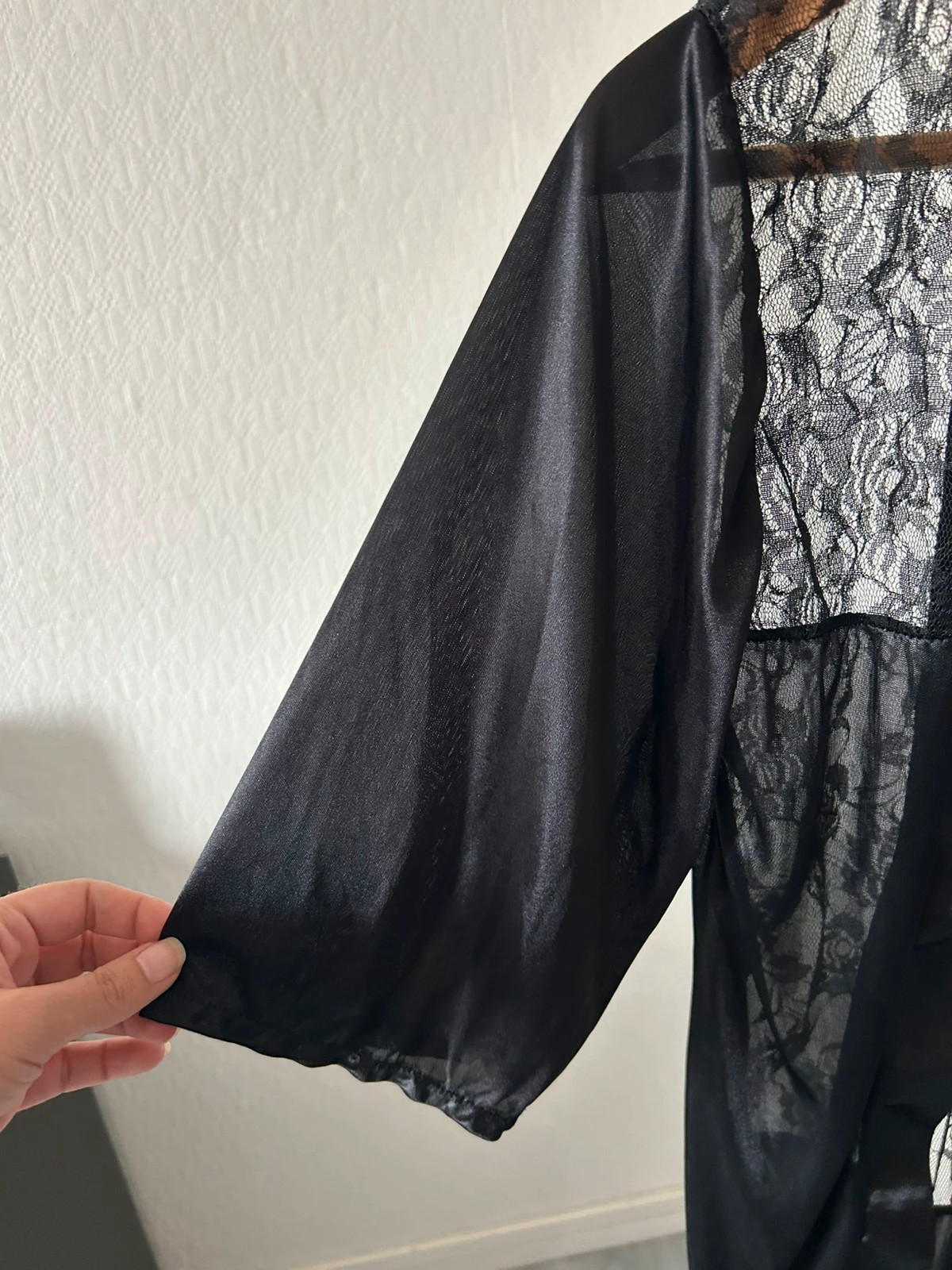Déshabillé noir – Inconnu – taille S / 36 / 8 3