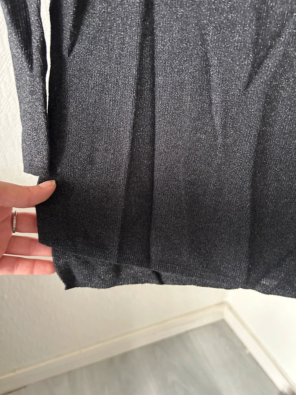 Pull léger noir et argenté Zara – Zara – taille S / 36 / 8 2