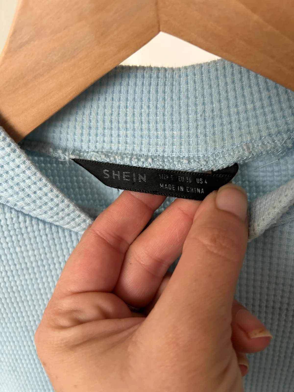 Pull léger bleu clair – Shein – taille S / 36 / 8 2