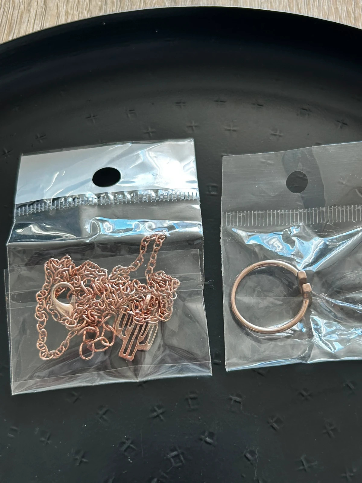 Lot bijoux neufs or rose – Fantaisie 3