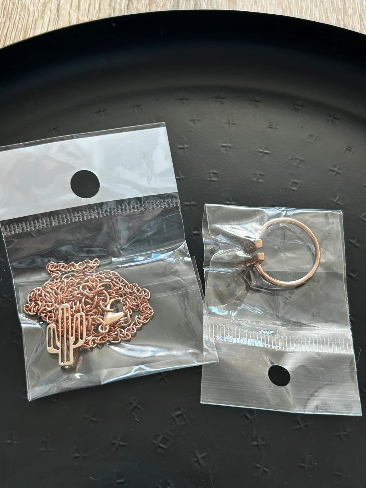 Lot bijoux neufs or rose – Fantaisie 2