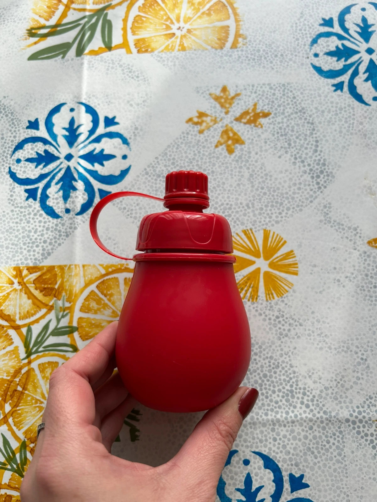Petite gourde en silicone