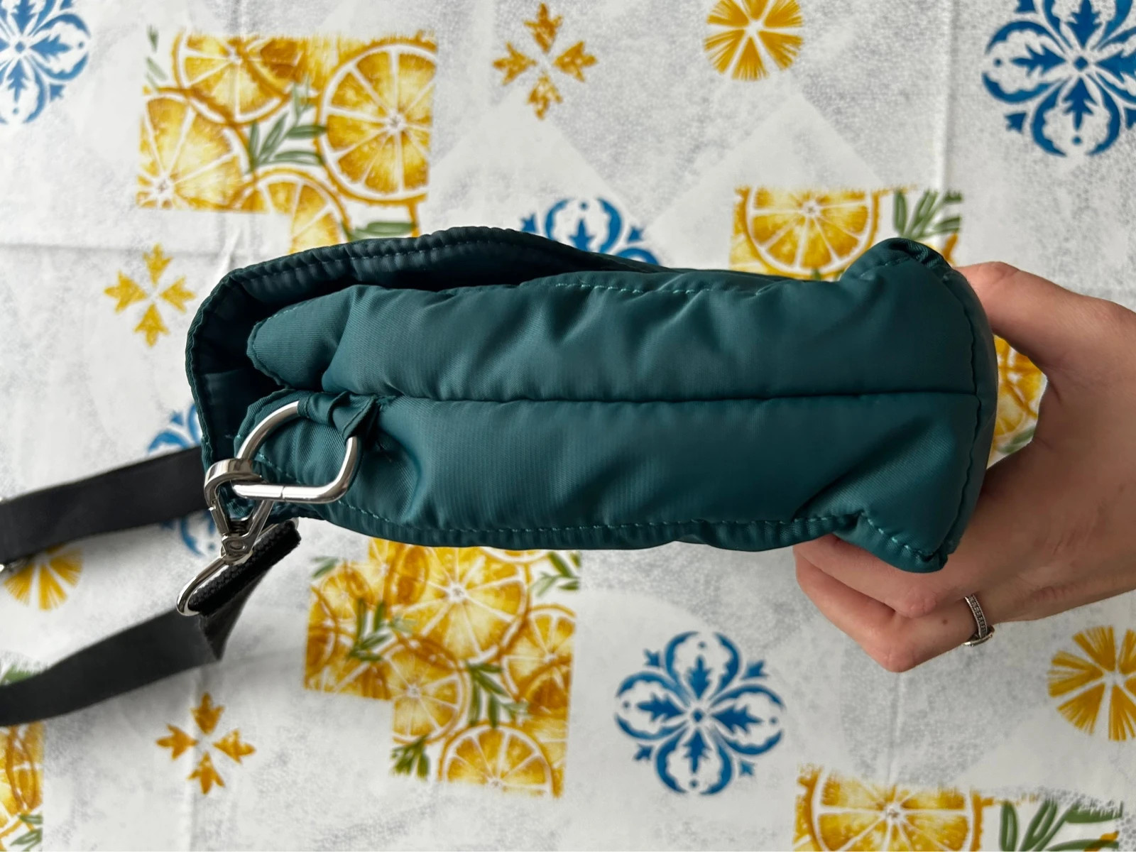Sac bandoulière bleu pétrole – JSP 4