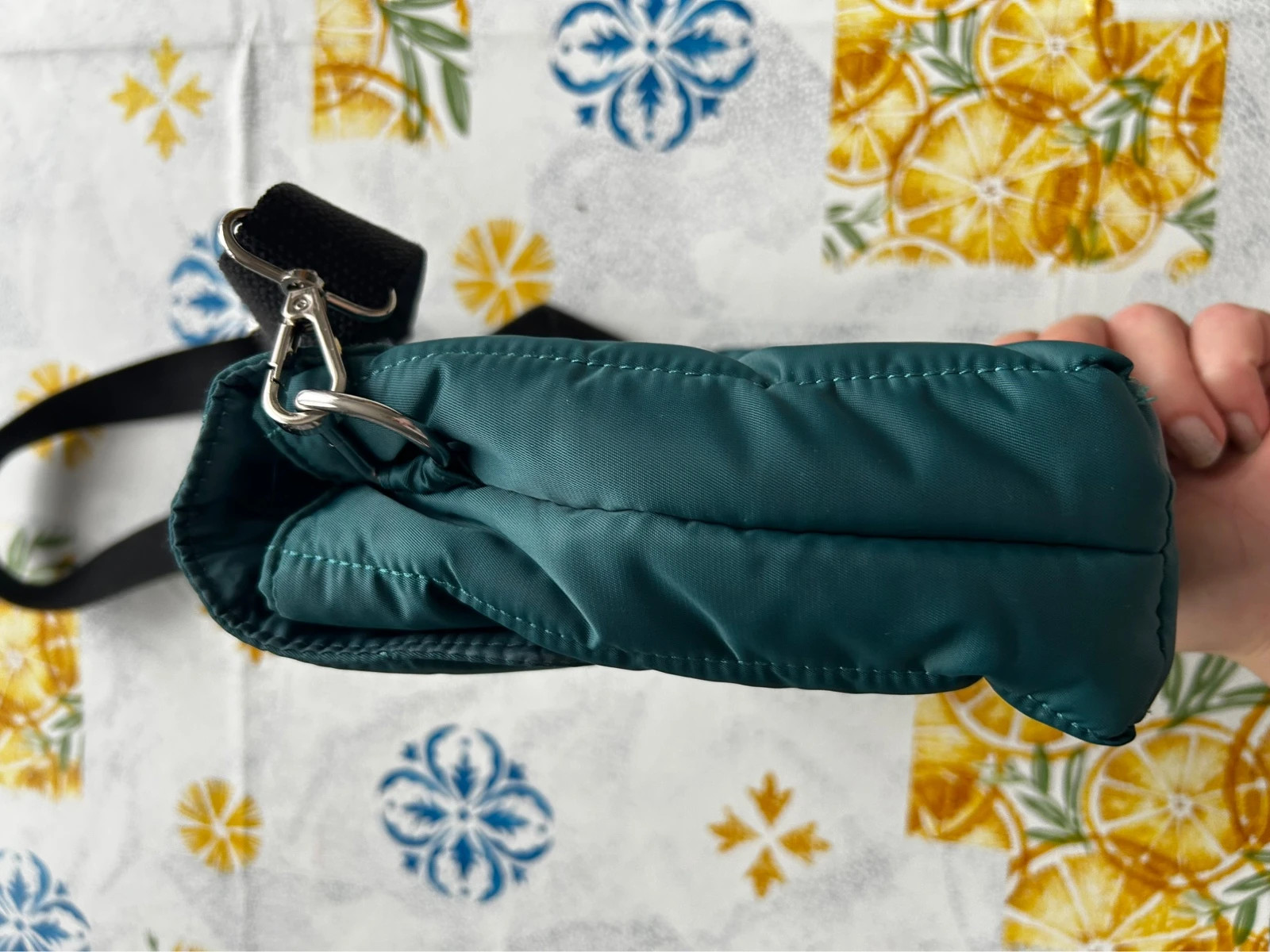 Sac bandoulière bleu pétrole – JSP 5
