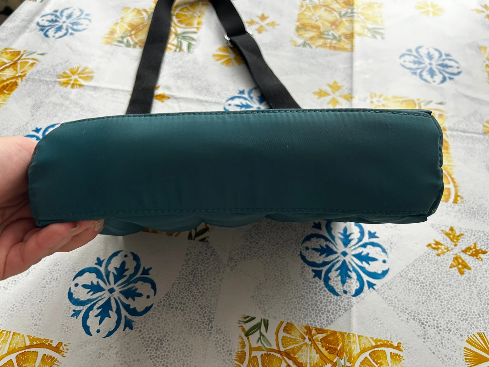 Sac bandoulière bleu pétrole – JSP 3